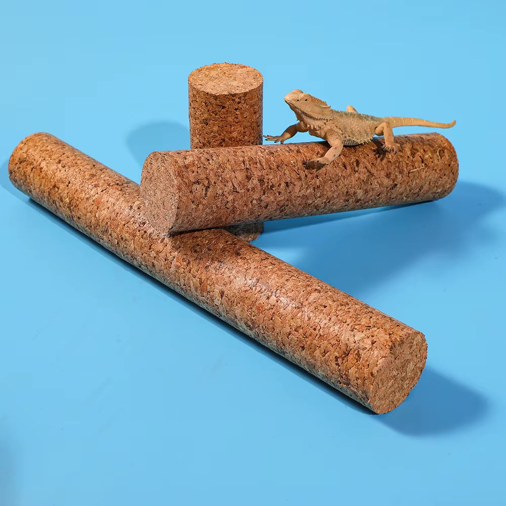 Cork Lizard Climbing Pole Cork Stick Pet Climbing Stick Pet Sports Climbing Stick Natural Cork Eco-Friendly Climbing Pole