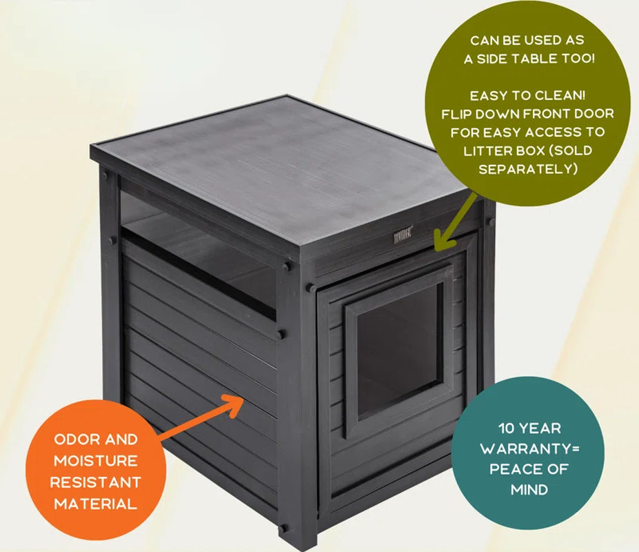 Littell ECOFLEX Litter Box Cover and End Table for Cats