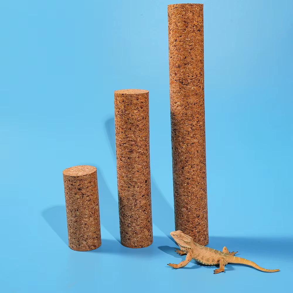 Cork Lizard Climbing Pole Cork Stick Pet Climbing Stick Pet Sports Climbing Stick Natural Cork Eco-Friendly Climbing Pole