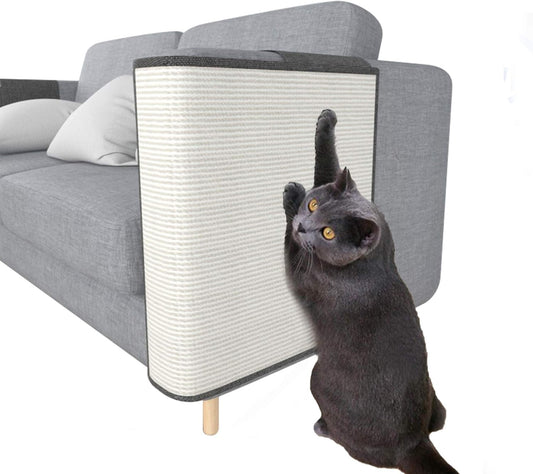 Cat Scratcher Couch- Natural Sisal Furniture Protection from Cats - Corner Cat Scratcher for Couch,Chair,Sofa - Easy Installation